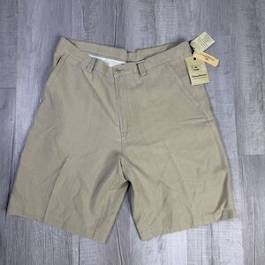 Tommy Bahama Men's Miami Striped Silk/Linen Size 38 Shorts Beach Tan Brown New Q